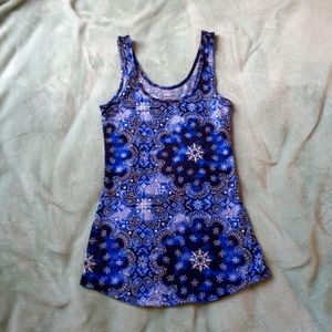 Blue mandala tanktop